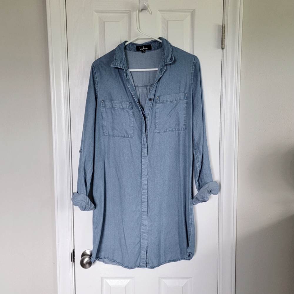 Lulus - Light Weight Jean Dress - Size M